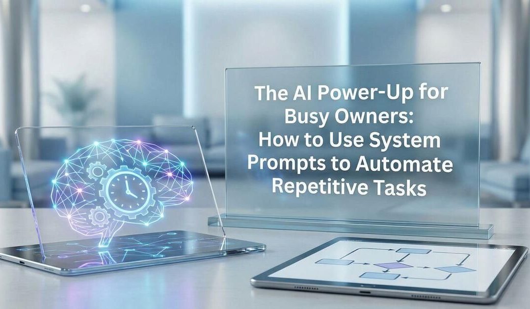 The AI Power-Up for Busy Business Owners: How to Use System Prompts to Automate Repetitive Tasks