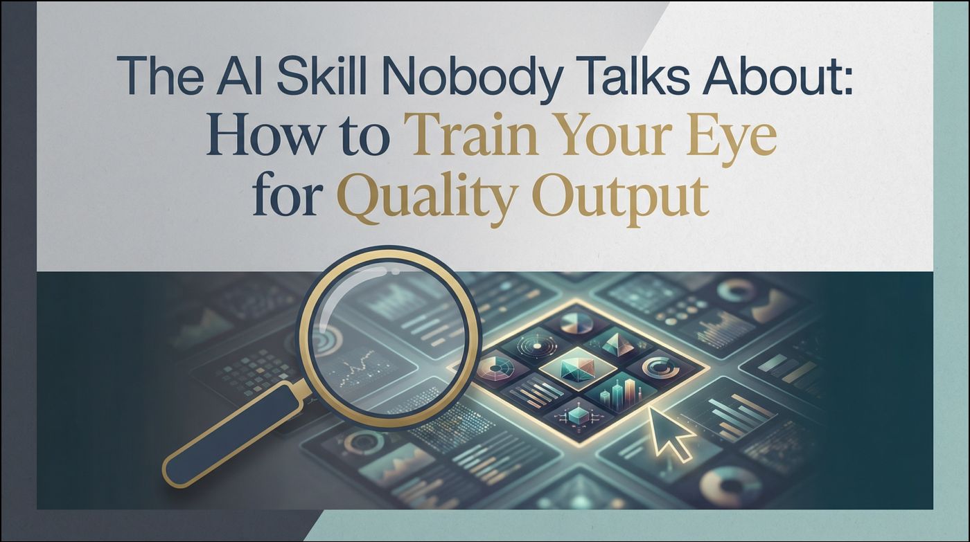 The AI Skill Nobody Talks About - cover image