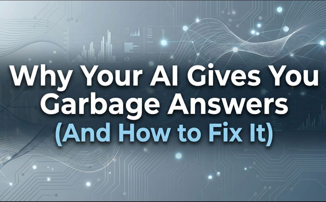 Why Your AI Gives You Garbage Answers (And How to Fix It)